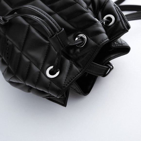 Zara quilted backpack - Picture 6 of 9
